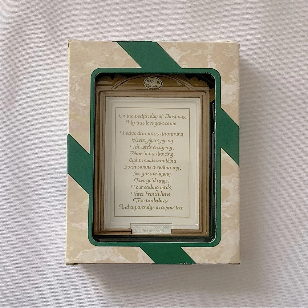 ⭐️ Vintage Anne Geddes On The Eleventh Day Of Christmas Ornament
